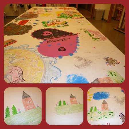 Min målning till den stora målningen.